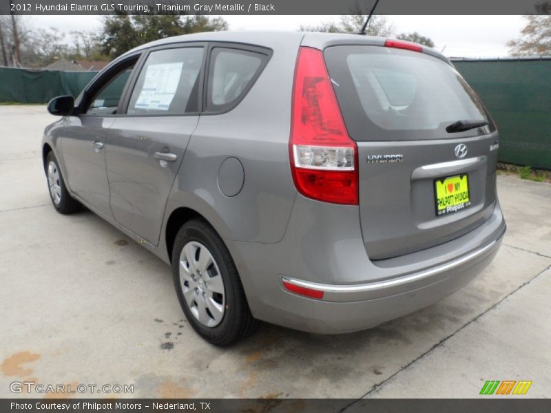 Titanium Gray Metallic / Black 2012 Hyundai Elantra GLS Touring