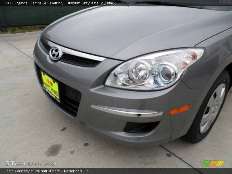 Titanium Gray Metallic / Black 2012 Hyundai Elantra GLS Touring