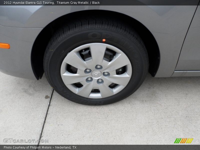 Titanium Gray Metallic / Black 2012 Hyundai Elantra GLS Touring