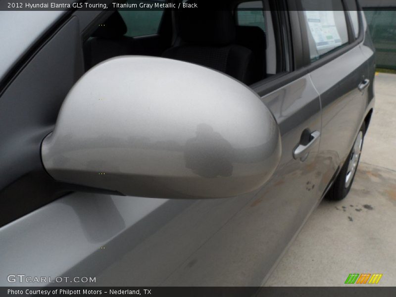 Titanium Gray Metallic / Black 2012 Hyundai Elantra GLS Touring