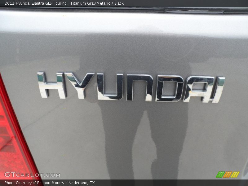 Titanium Gray Metallic / Black 2012 Hyundai Elantra GLS Touring