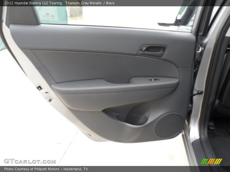 Titanium Gray Metallic / Black 2012 Hyundai Elantra GLS Touring