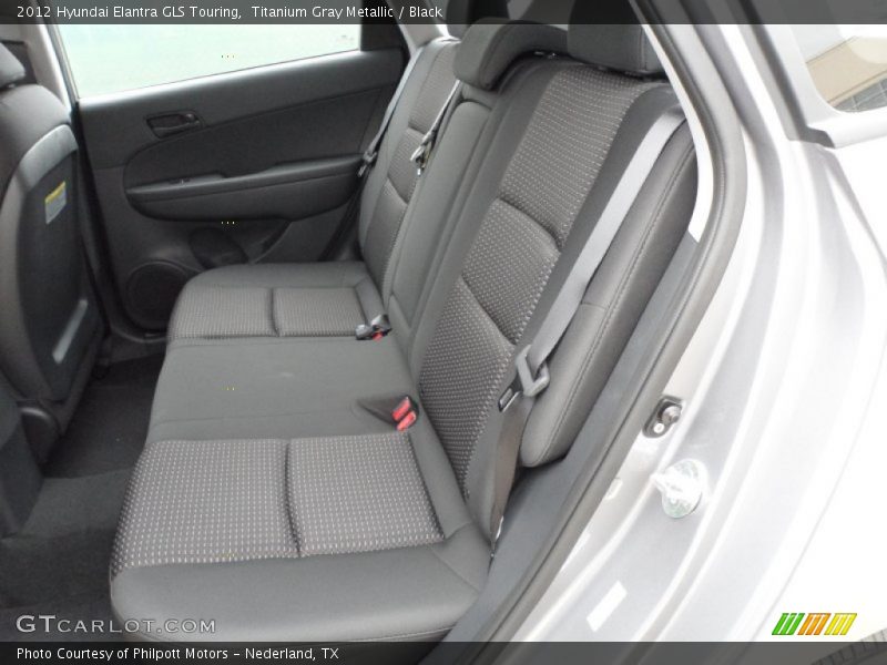 Titanium Gray Metallic / Black 2012 Hyundai Elantra GLS Touring