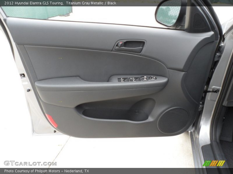 Titanium Gray Metallic / Black 2012 Hyundai Elantra GLS Touring