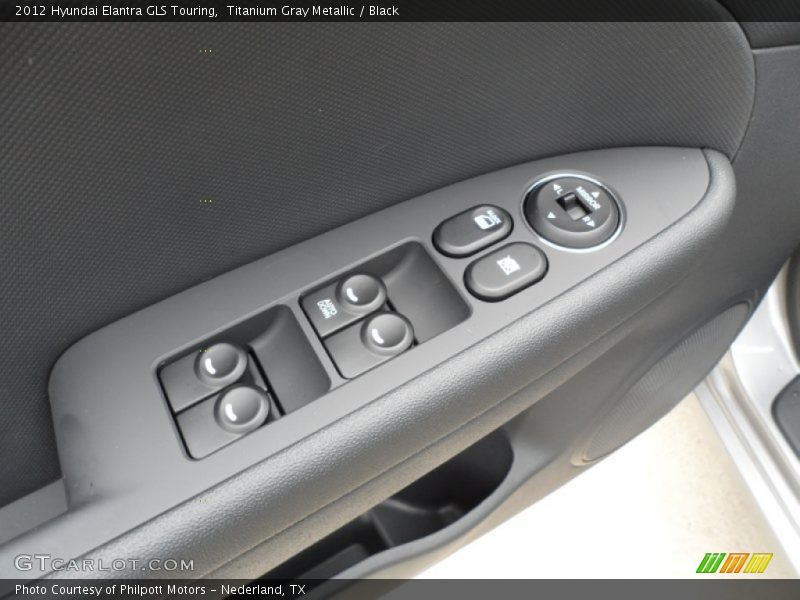 Titanium Gray Metallic / Black 2012 Hyundai Elantra GLS Touring