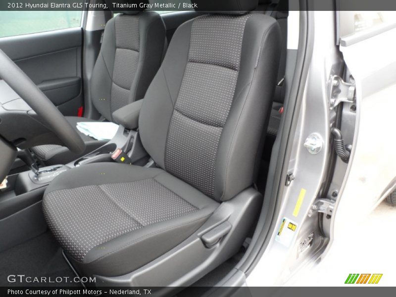  2012 Elantra GLS Touring Black Interior