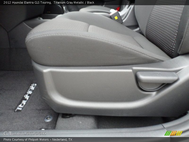 Titanium Gray Metallic / Black 2012 Hyundai Elantra GLS Touring