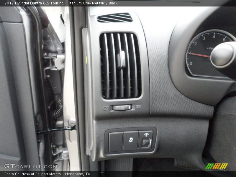 Titanium Gray Metallic / Black 2012 Hyundai Elantra GLS Touring