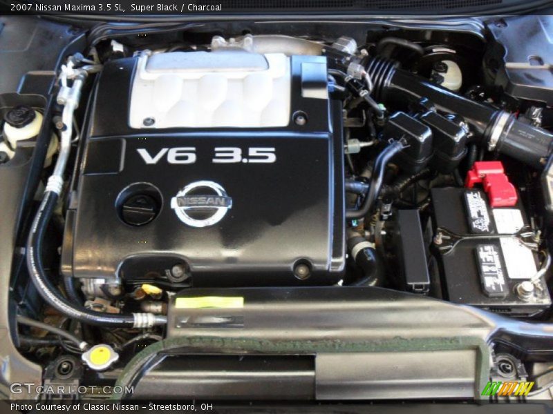Super Black / Charcoal 2007 Nissan Maxima 3.5 SL