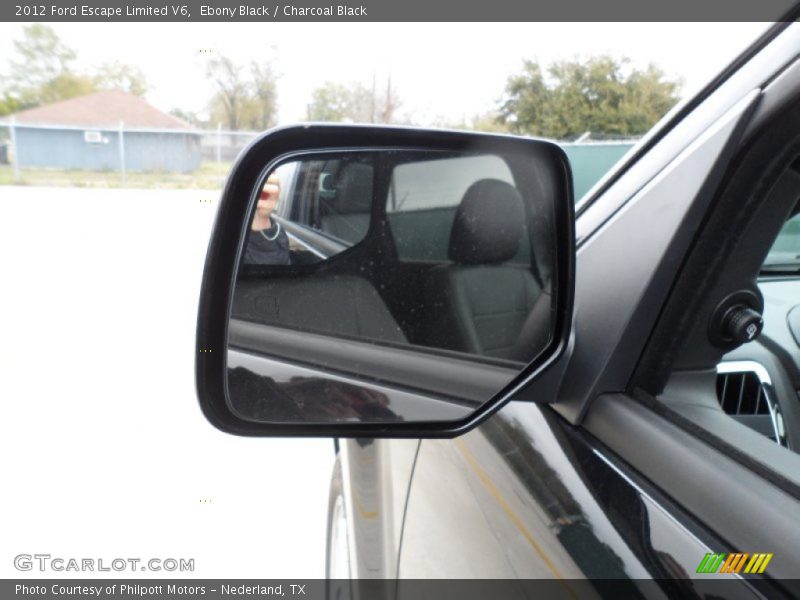 Ebony Black / Charcoal Black 2012 Ford Escape Limited V6