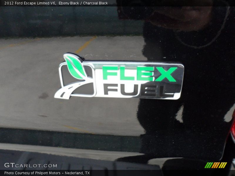 Ebony Black / Charcoal Black 2012 Ford Escape Limited V6