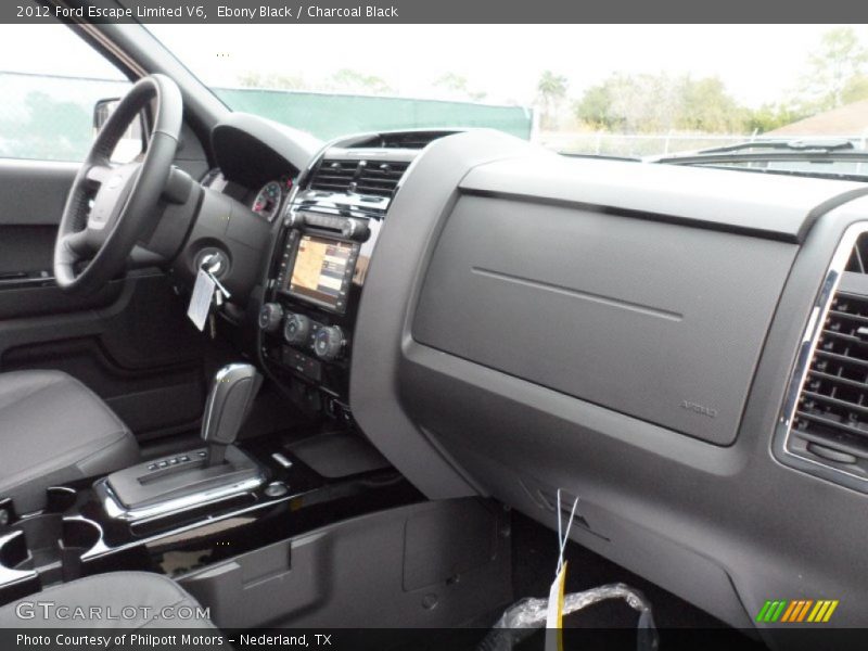 Ebony Black / Charcoal Black 2012 Ford Escape Limited V6