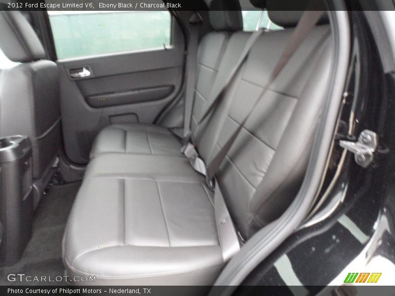 Ebony Black / Charcoal Black 2012 Ford Escape Limited V6