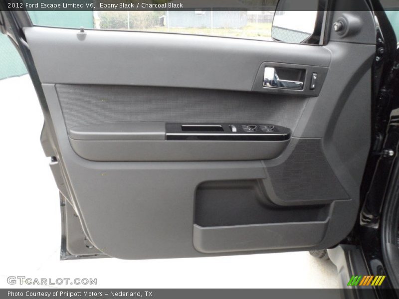 Ebony Black / Charcoal Black 2012 Ford Escape Limited V6