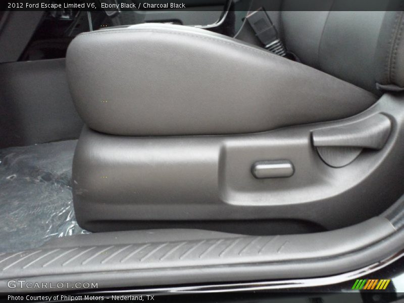Ebony Black / Charcoal Black 2012 Ford Escape Limited V6