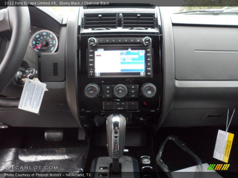 Ebony Black / Charcoal Black 2012 Ford Escape Limited V6