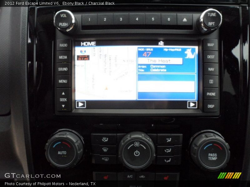 Ebony Black / Charcoal Black 2012 Ford Escape Limited V6