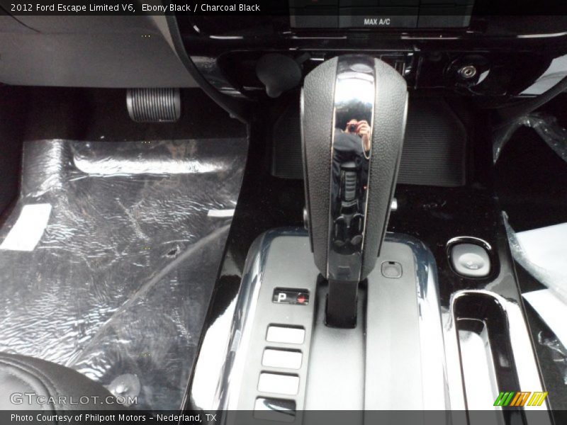 Ebony Black / Charcoal Black 2012 Ford Escape Limited V6