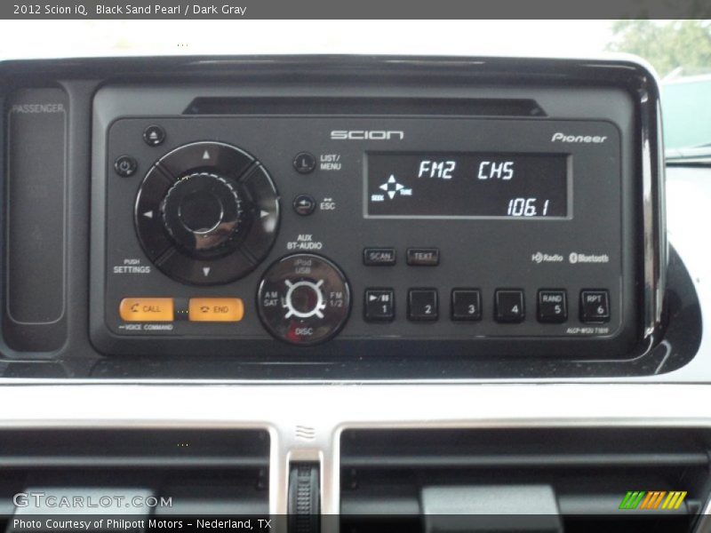 Audio System of 2012 iQ 