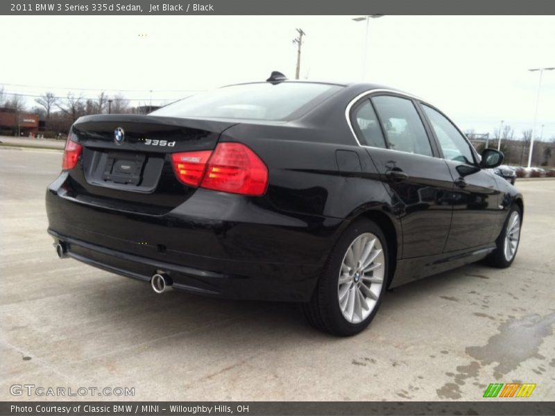 Jet Black / Black 2011 BMW 3 Series 335d Sedan