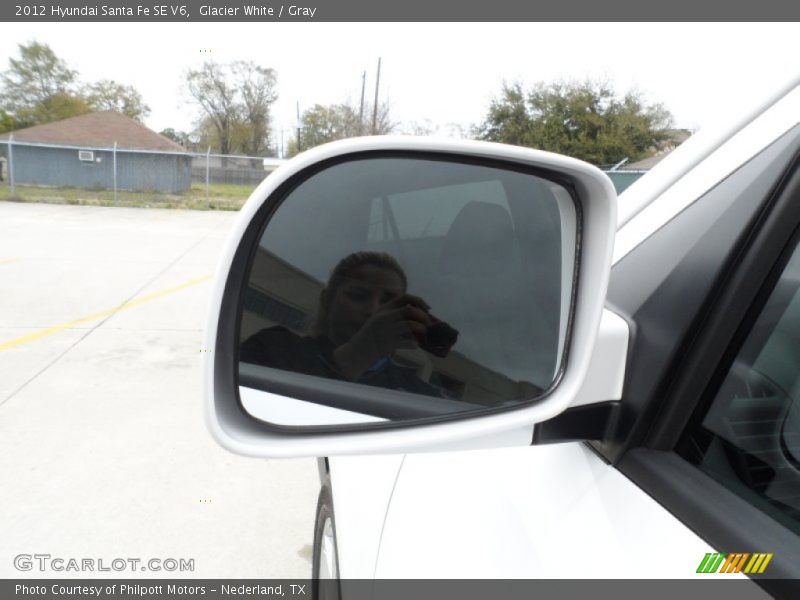 Glacier White / Gray 2012 Hyundai Santa Fe SE V6