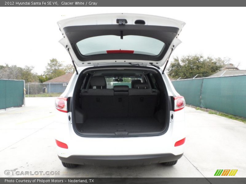 Glacier White / Gray 2012 Hyundai Santa Fe SE V6