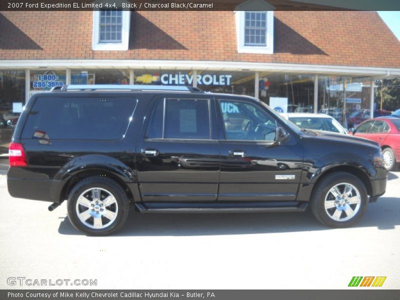 Black / Charcoal Black/Caramel 2007 Ford Expedition EL Limited 4x4