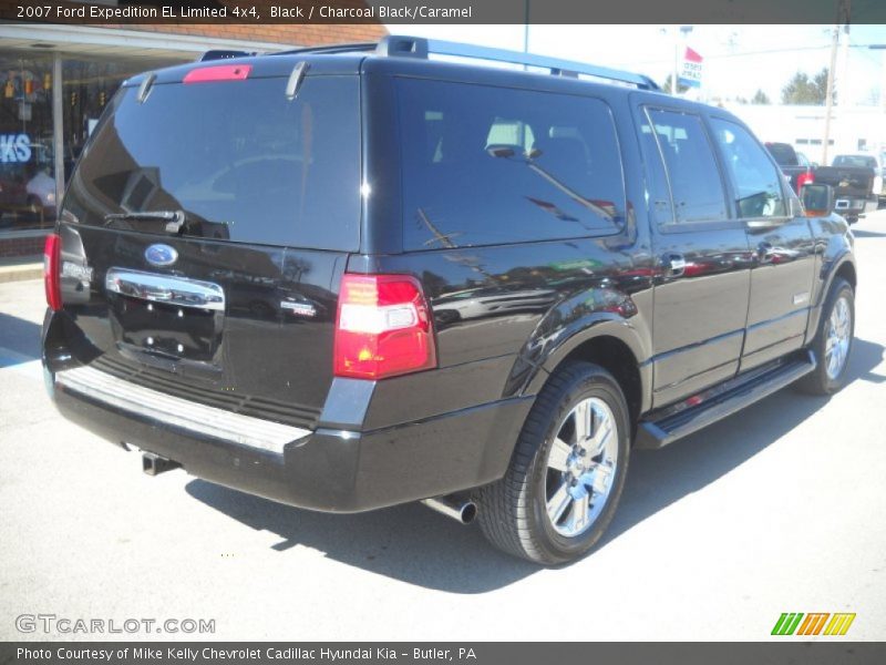 Black / Charcoal Black/Caramel 2007 Ford Expedition EL Limited 4x4