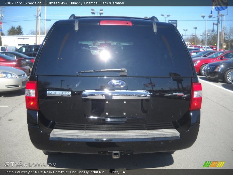 Black / Charcoal Black/Caramel 2007 Ford Expedition EL Limited 4x4
