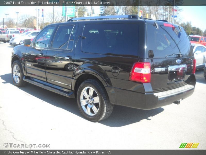 Black / Charcoal Black/Caramel 2007 Ford Expedition EL Limited 4x4
