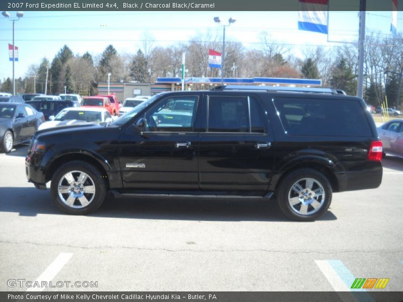 Black / Charcoal Black/Caramel 2007 Ford Expedition EL Limited 4x4