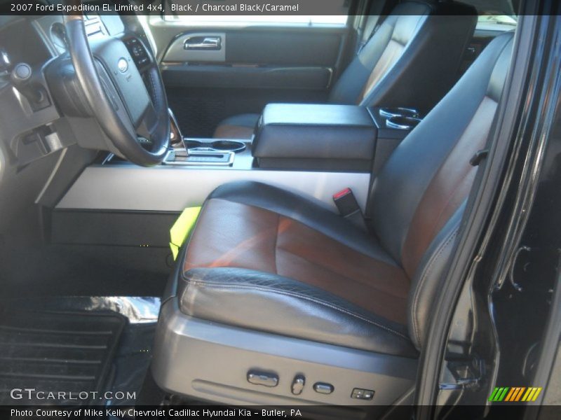 Black / Charcoal Black/Caramel 2007 Ford Expedition EL Limited 4x4
