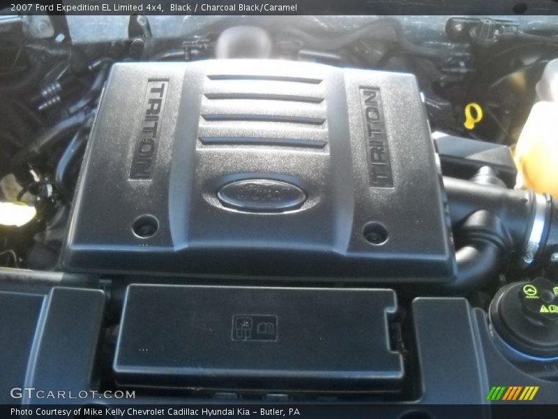 Black / Charcoal Black/Caramel 2007 Ford Expedition EL Limited 4x4