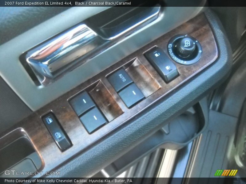 Black / Charcoal Black/Caramel 2007 Ford Expedition EL Limited 4x4