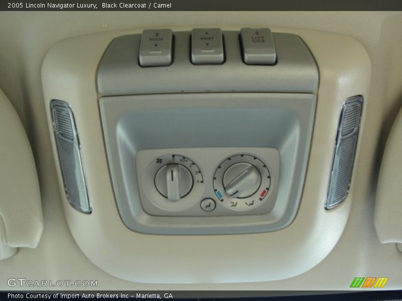 Black Clearcoat / Camel 2005 Lincoln Navigator Luxury