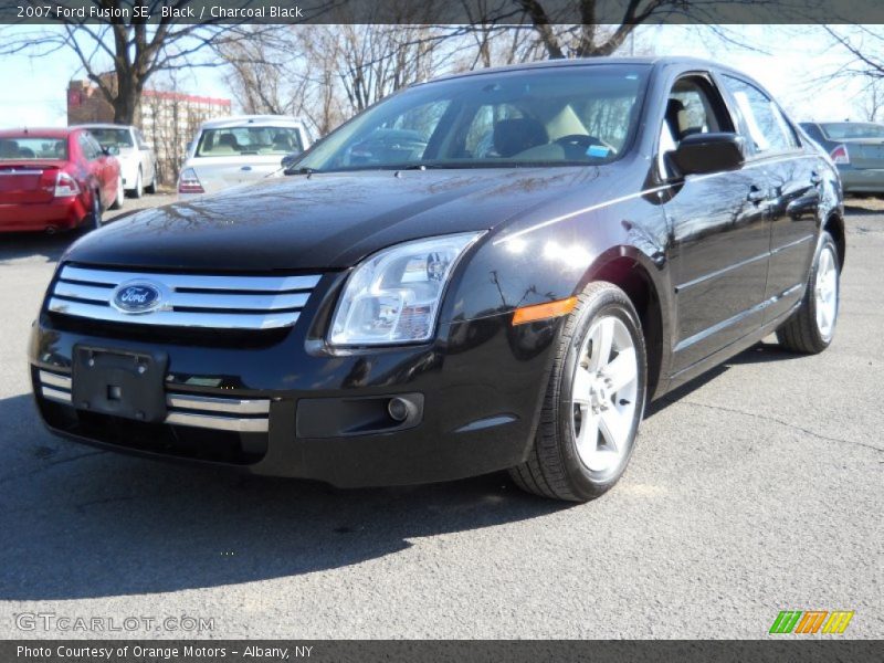 Black / Charcoal Black 2007 Ford Fusion SE