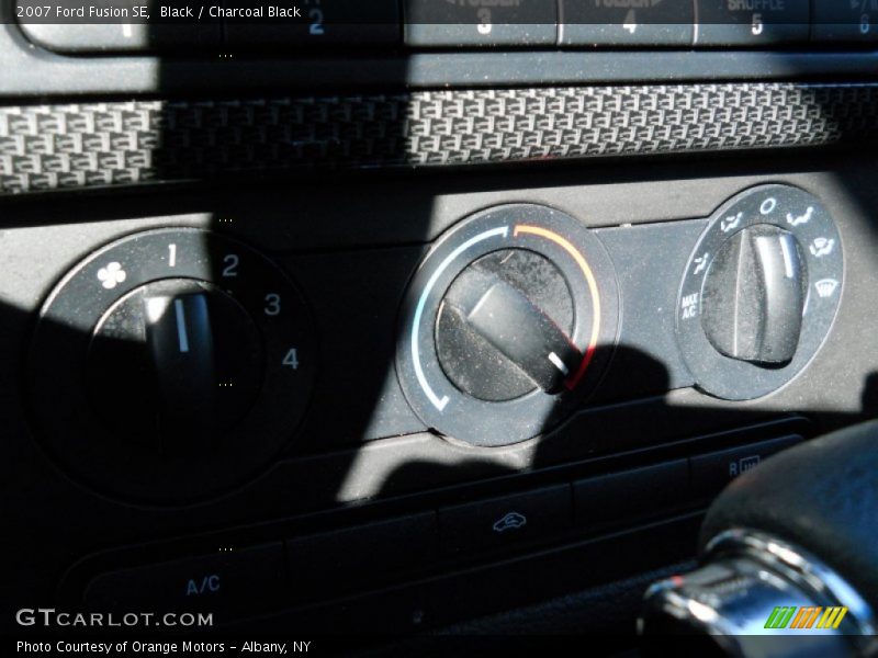 Black / Charcoal Black 2007 Ford Fusion SE