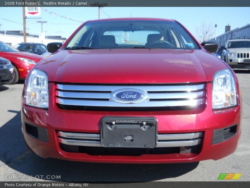 Redfire Metallic / Camel 2008 Ford Fusion S