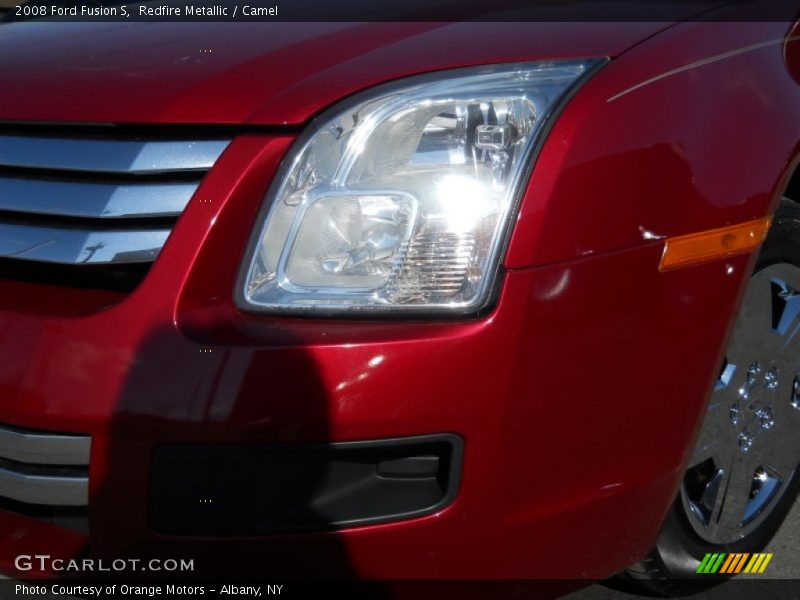 Redfire Metallic / Camel 2008 Ford Fusion S