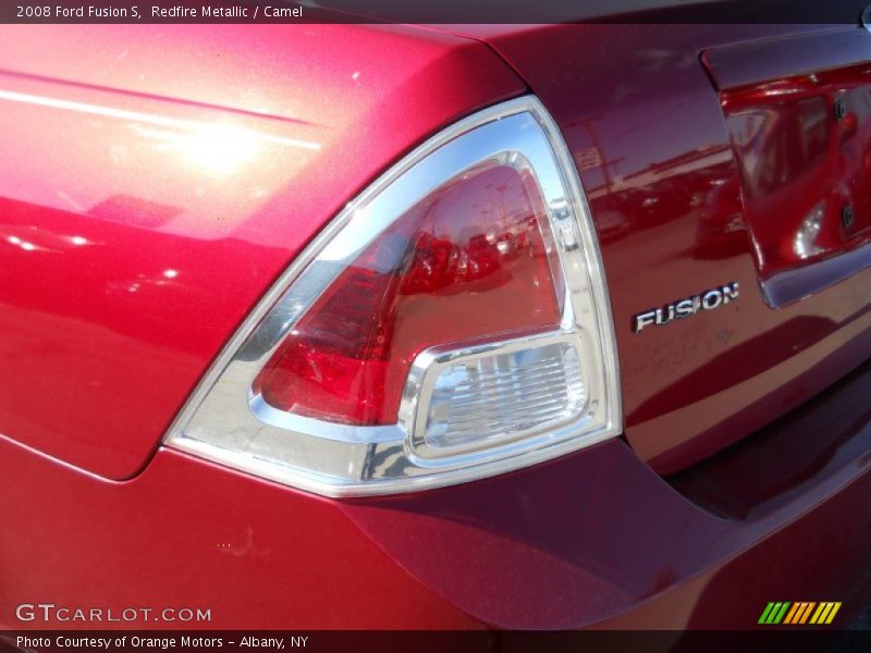 Redfire Metallic / Camel 2008 Ford Fusion S