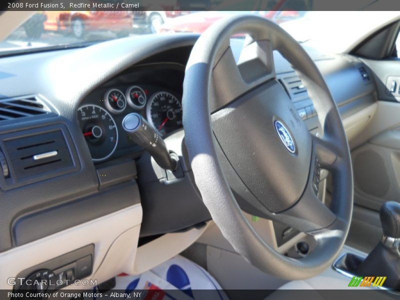 Redfire Metallic / Camel 2008 Ford Fusion S