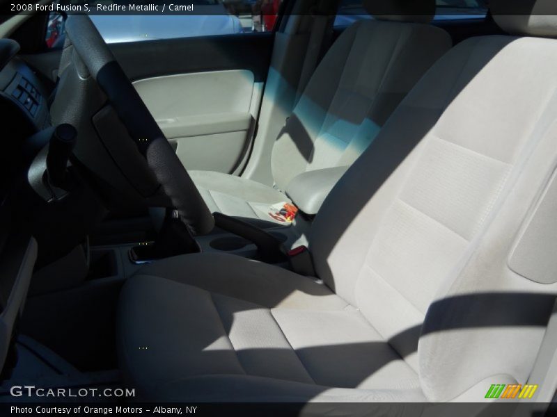 Redfire Metallic / Camel 2008 Ford Fusion S