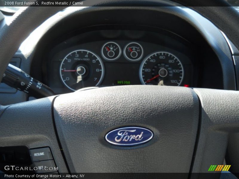 Redfire Metallic / Camel 2008 Ford Fusion S