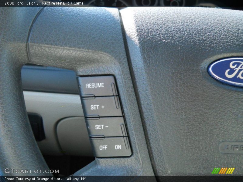Redfire Metallic / Camel 2008 Ford Fusion S