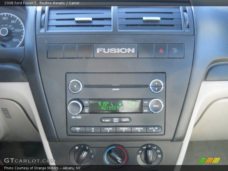 Redfire Metallic / Camel 2008 Ford Fusion S