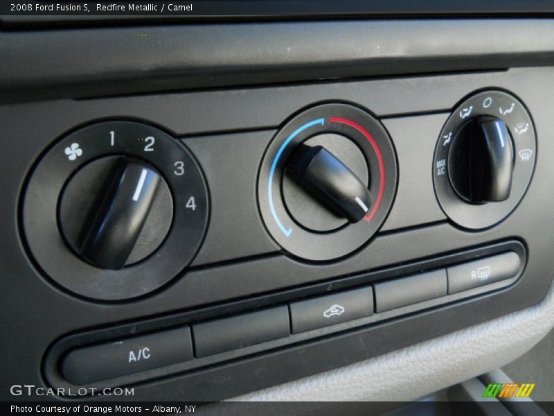 Redfire Metallic / Camel 2008 Ford Fusion S