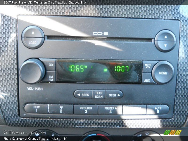 Tungsten Grey Metallic / Charcoal Black 2007 Ford Fusion SE