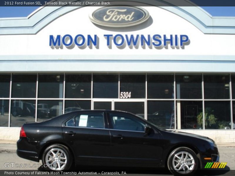 Tuxedo Black Metallic / Charcoal Black 2012 Ford Fusion SEL