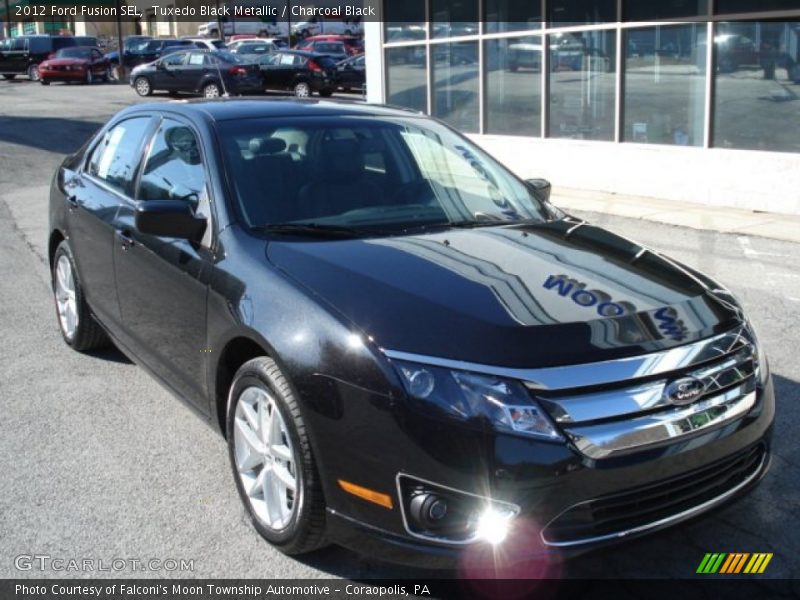 Tuxedo Black Metallic / Charcoal Black 2012 Ford Fusion SEL