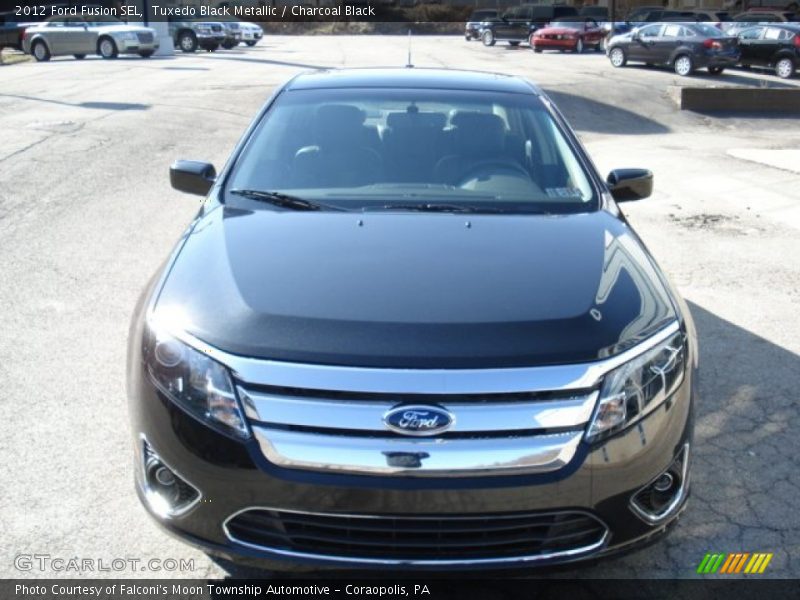 Tuxedo Black Metallic / Charcoal Black 2012 Ford Fusion SEL
